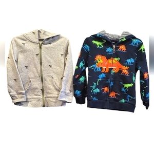 BOYS Long Sleeve Zippered Hoodie Set